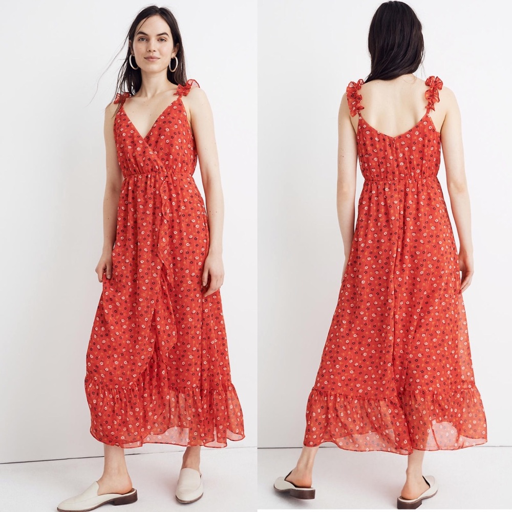 ✨NWT Madewell Floral Midi Dress✨